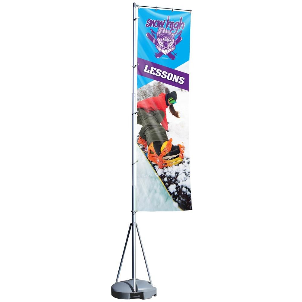 ONE CHOICE® 13 ft. Mondo Flag — Graphic Package / Single Sided